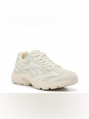 Reebok Women's Lace-Up Mesh Sneakers - Off-White/Cream